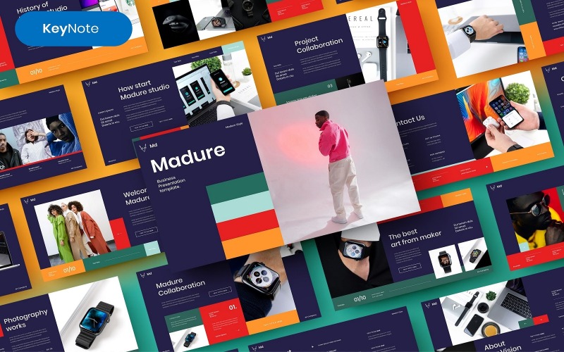 Madure – Zakelijk Keynote-sjabloon