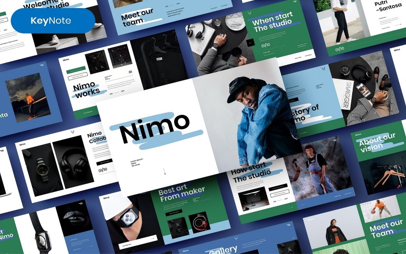 Nimo — шаблон бизнес-презентации