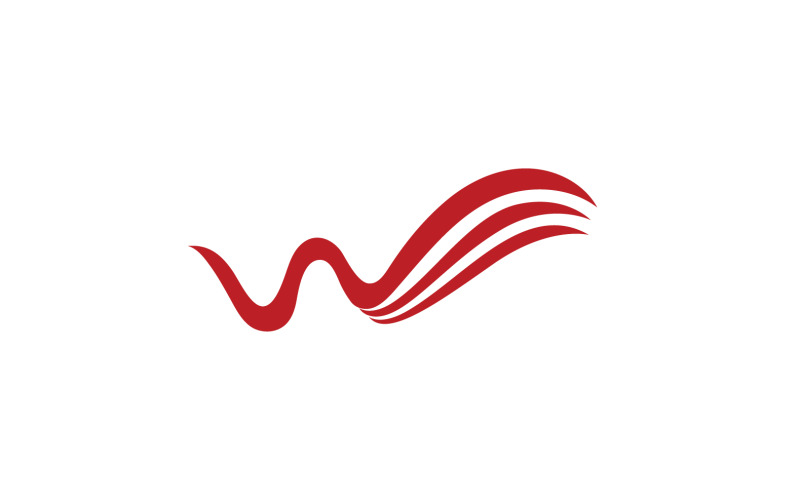 W Wing Letter Logo En Symbool Vector
