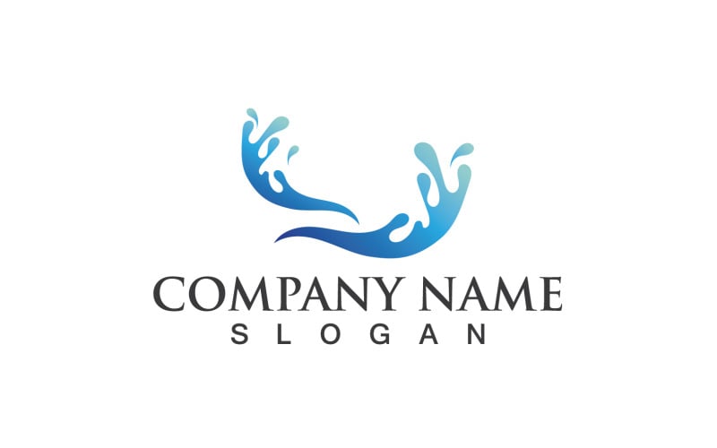 Splash Water Fresh Logo And Symbol Vector V34