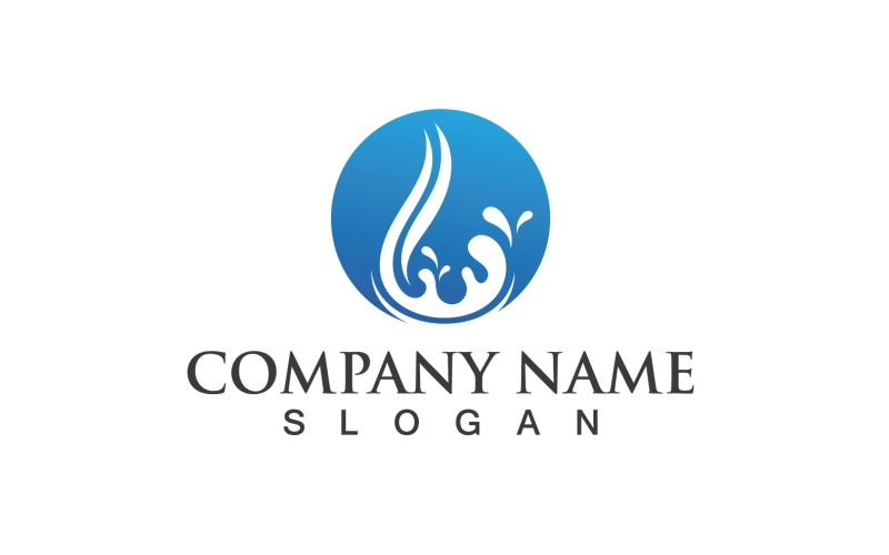 Splash Water Fresh Logo En Symbool Vector V26