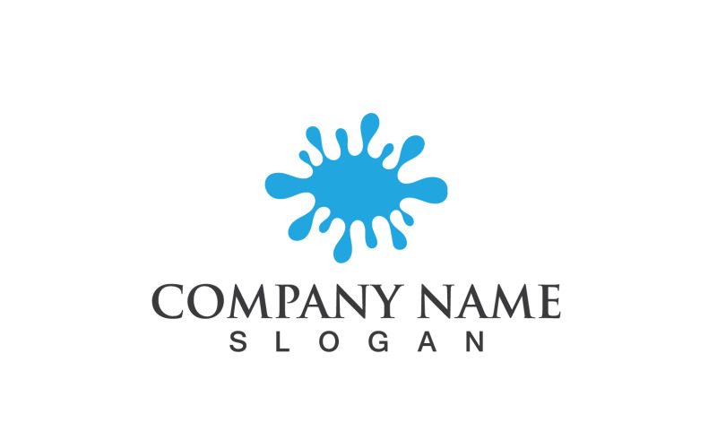 Splash Water Fresh Logo I Symbol Vector V13
