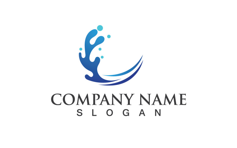 Splash Water Fresh Logo I Symbol Vector V19