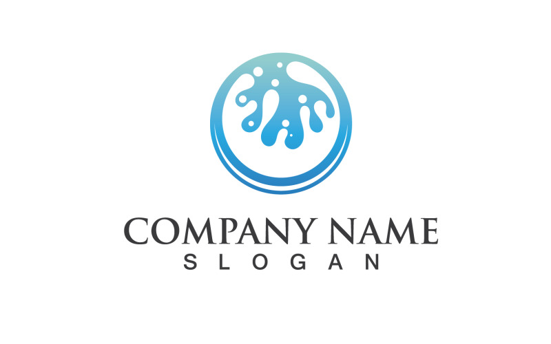 Splash Water Fresh Logo I Symbol Vector V27