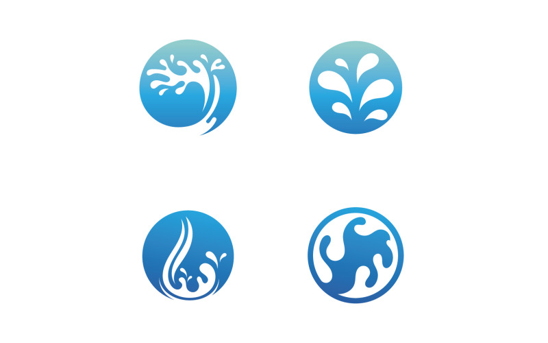 Splash Water Fresh Logo I Symbol Vector V44