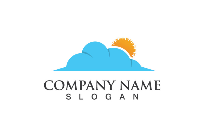 Cloud Server Logo et symbole Design Vector V1
