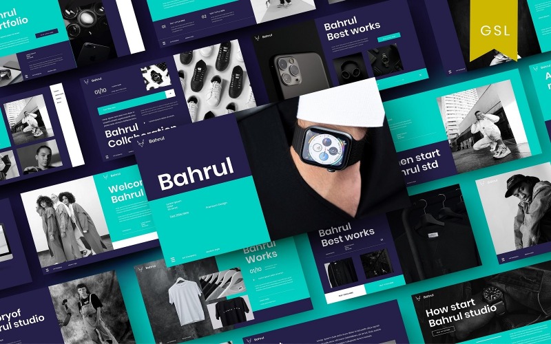 Bahrul - Business-Google-Folienvorlage