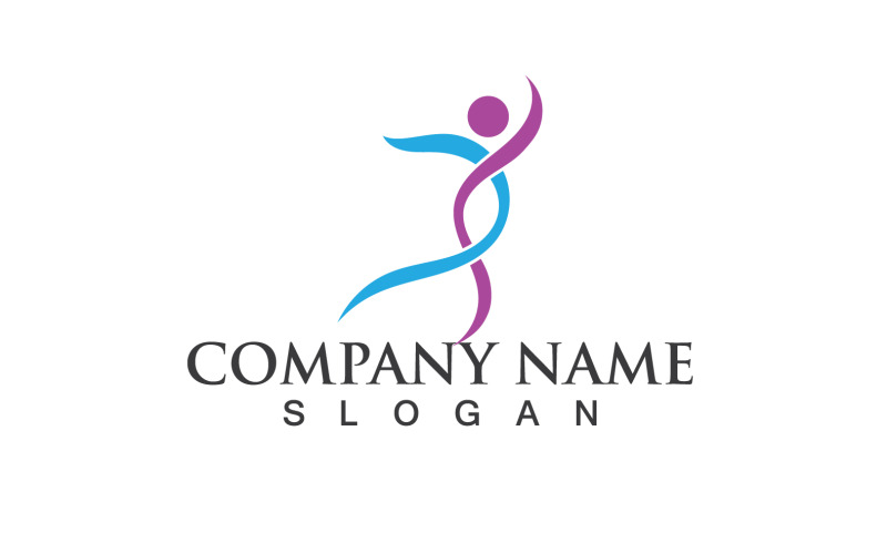 Groupe Communauté Personnes Adoption Logo Vector V11
