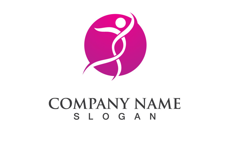 Gruppgemenskap Människor Adoption Logo Vektor V29