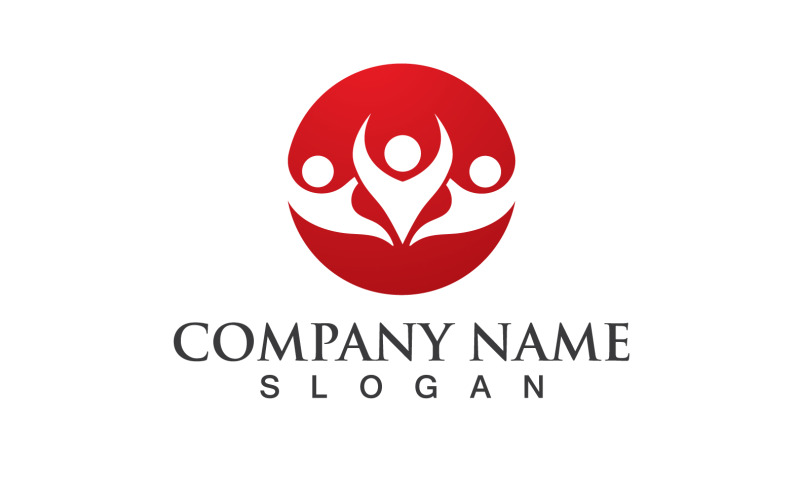 Gruppo Comunità Persone Adozione Logo Vector V37
