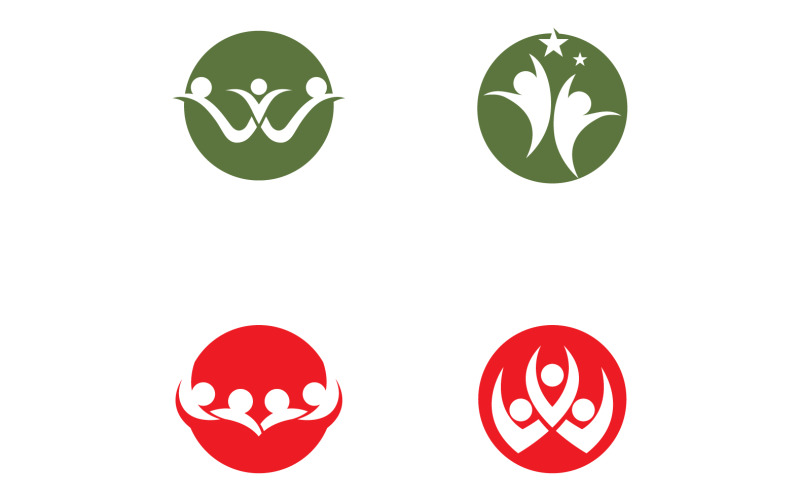 Gruppo Comunità Persone Adozione Logo Vector V44