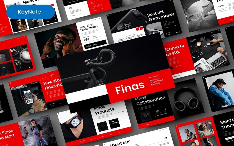 Finas – 商业主题演讲模板