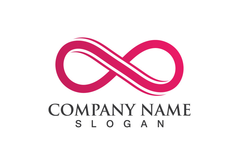Logo della linea Infinity e disegno vettoriale dei simboli V1