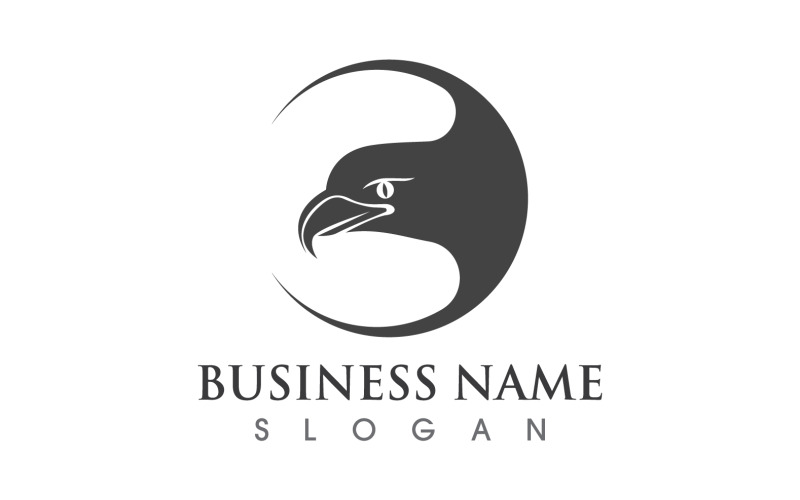 Eagle Head Bird Logo e simbolo vettoriale V2