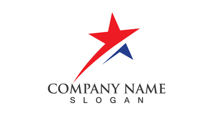 Логотип Star Success Symbol Vector Design V19
