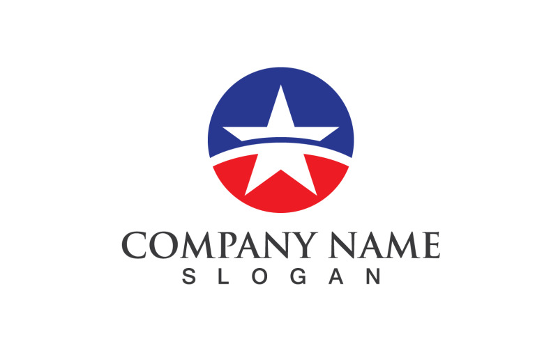 Логотип Star Success Symbol Vector Design V9