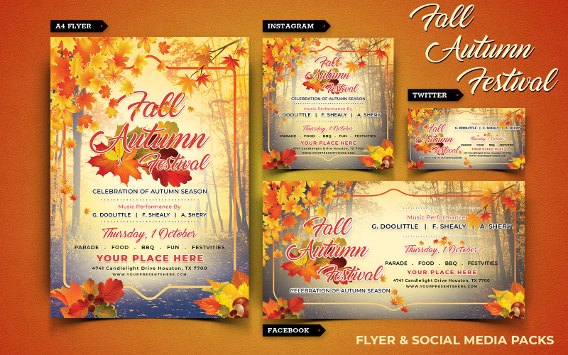Mid Autumn Festival Flyer and Social Media Pack-01