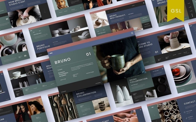 Bruno - Business-Google-Folienvorlage