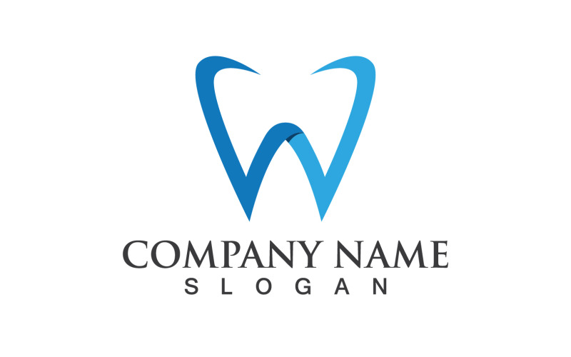 Dental Care Salute Logo Vector V1