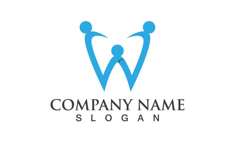 Dental Care Salute Logo Vector V3