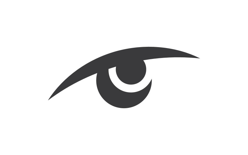 Göz Bakımı Logo Tasarım Şablonu V8