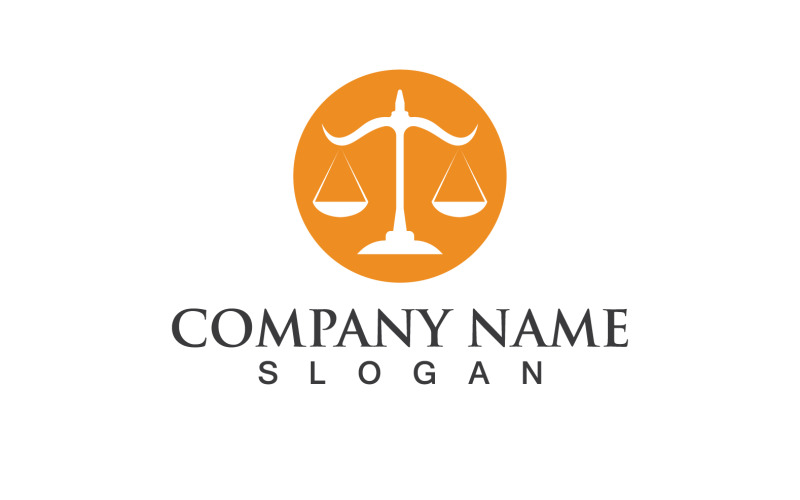 Law Justice Logo And Symbol Vector V10 TemplateMonster