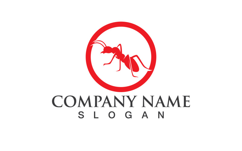 Logo rosso formica e simbolo vettoriale V24
