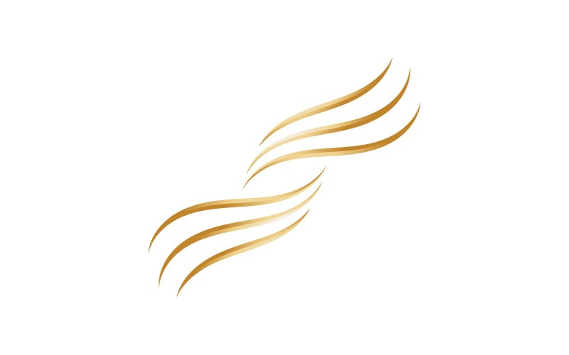 Salão de cabeleireiro Logo Modelo Ilustração Vetorial Design V2