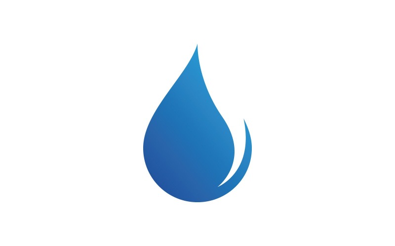 Wassertropfen Logo Template Vector Illustration Design V6
