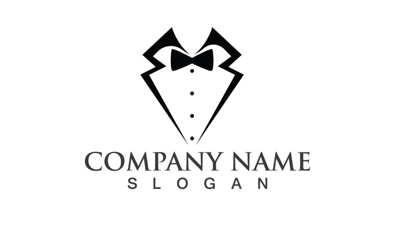 camiseta, esmoquin, logotipo, y, símbolo, vector, v2
