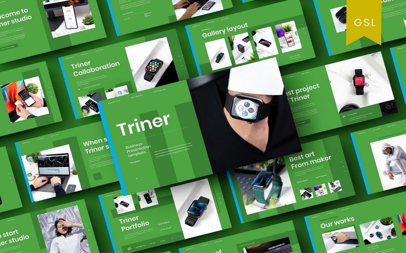 Triner - Business Google Slide Mall