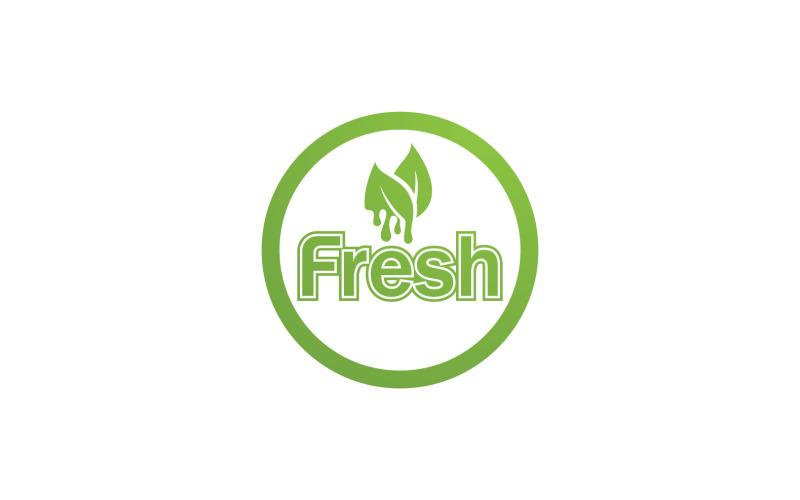 Fresh Leaf Nature Logo Design Vector V1 8