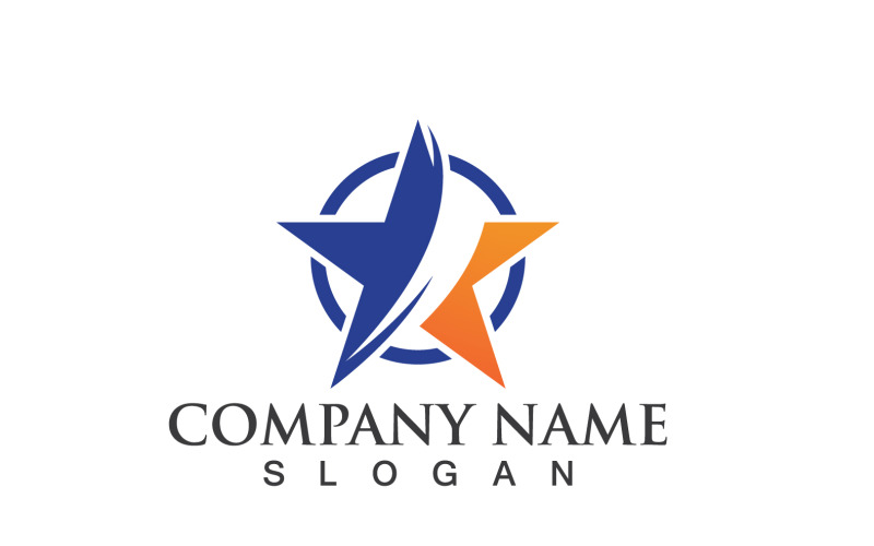 Logo Star Success Symbol Design Vector V14