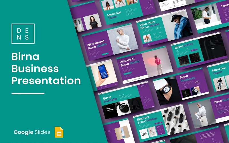 Birna - Plantilla de diapositiva de Google de negocios