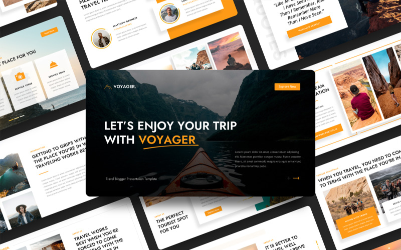 Voyager – Travel Blogger Google Diasablon