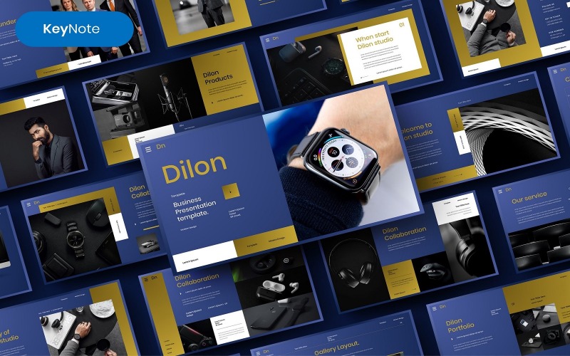 Dilon – Шаблон бизнес-презентации