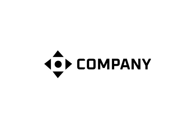 Динамічний логотип абстрактної технічної компанії