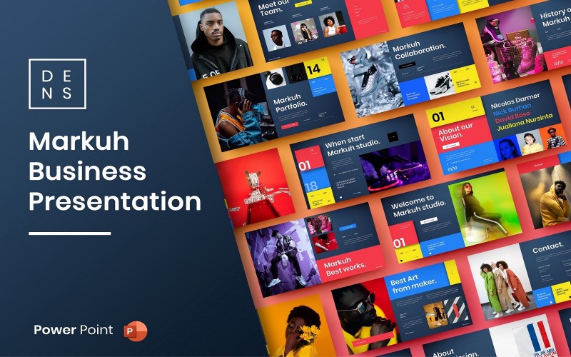 Markuh – Biznes Szablon PowerPoint