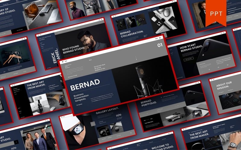Bernad - Modello di PowerPoint aziendale