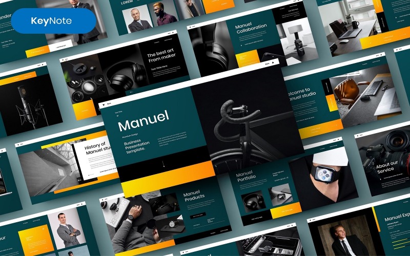 Manuel – Modello di keynote aziendale