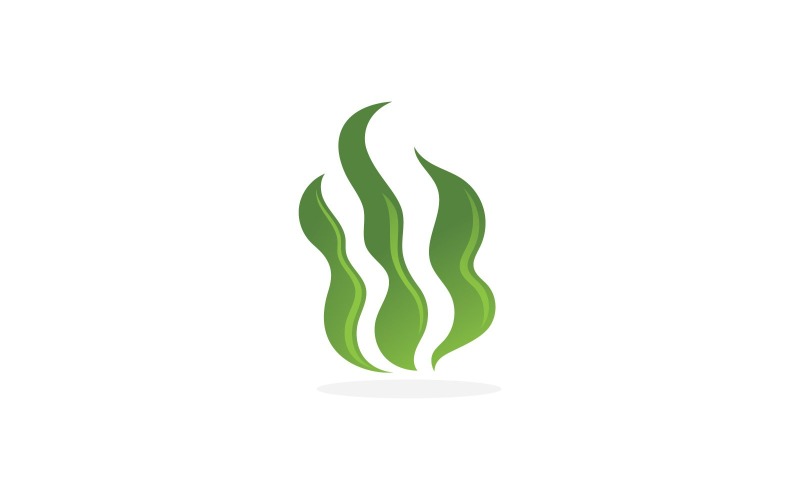 Seaweed Vector Logo Design Mall V5