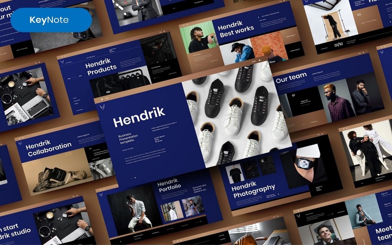 Hendrik - Modelo de Keynote de Negócios