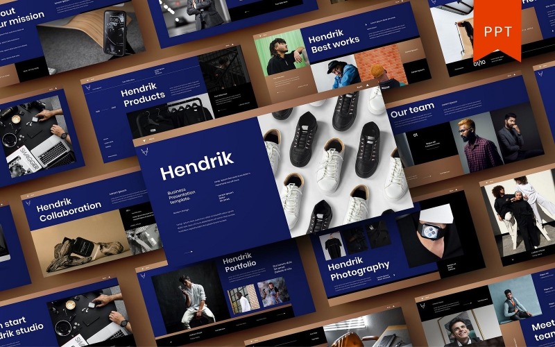 Hendrik - Modelo de PowerPoint de Negócios