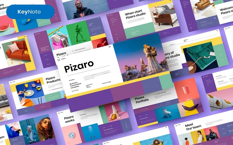 Pizaro – Business Keynote sablon