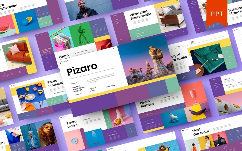 Pizaro - Modello di PowerPoint aziendale