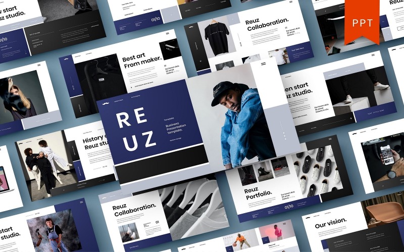 Reuz – бізнес-шаблон PowerPoint