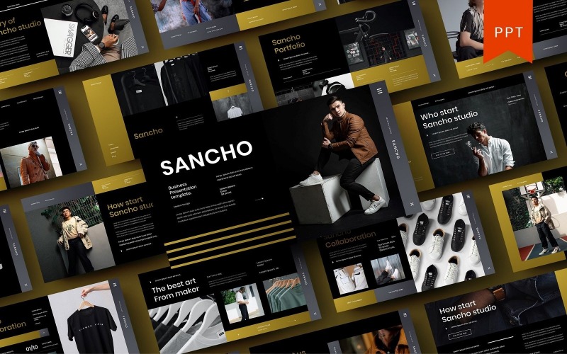 Sancho – šablona Business PowerPoint