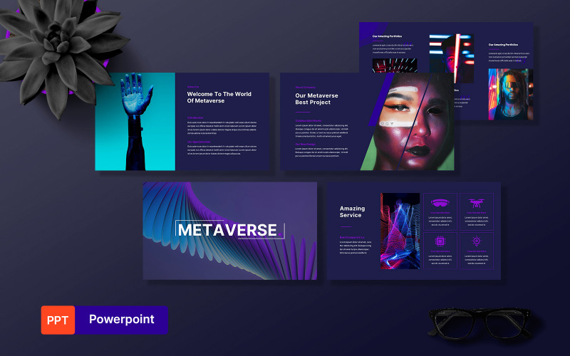 Metaverso e realtà virtuale Powerpoint