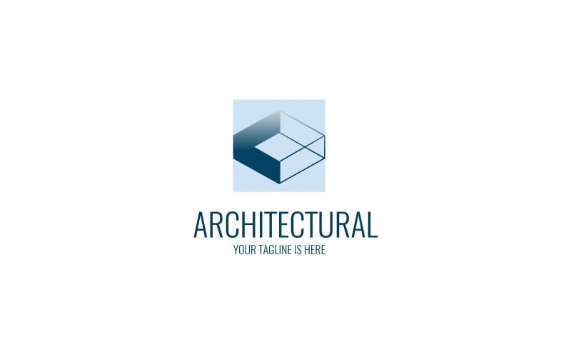 Architectural Cube Logo Template #258541 - TemplateMonster