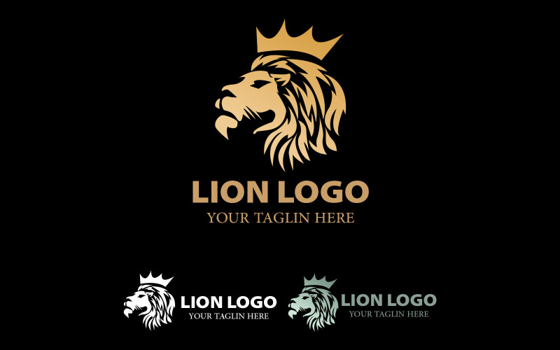 El León Logo L Letra León Logo